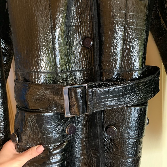 Brand New Real Black Silver Winter Fur Coat With Hood - Picture 6 of 7